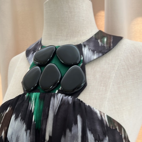 EUC Vintage Tibi silk maxi dress size 2 - Picture 2 of 14